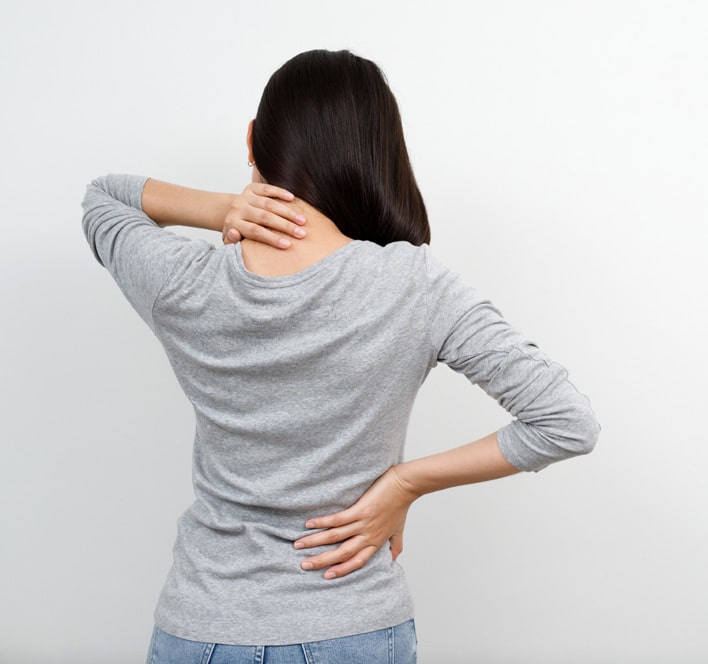 women suffering from lower back pain